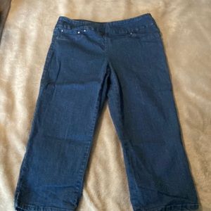 Ruby Rd Womens Denim Capris